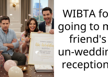 WIBTA for going to my friend’s un-wedding reception?