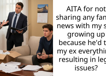 AITA for not sharing any family news with my son growing up because he’d tell my ex everything, resulting in legal issues?