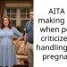 AITA for making a joke when people criticized my handling of my pregnancy?