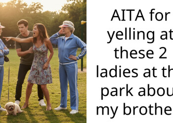 AITA for yelling at these 2 ladies at the park about my brother?