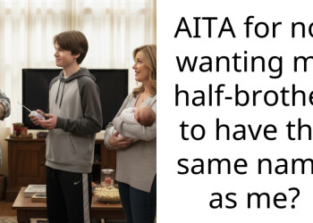 AITA for not wanting my half-brother to have the same name as me?