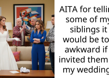 AITA for telling some of my siblings it would be too awkward if I invited them to my wedding?