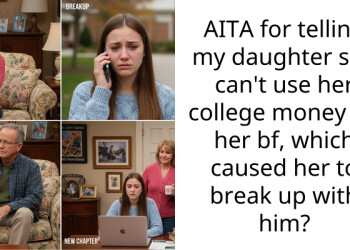 AITA for telling my daughter she can’t use her college money on her bf, which caused her to break up with him?