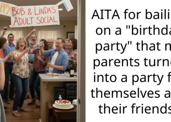 AITA for bailing on a “birthday party” that my parents turned into a party for themselves and their friends?