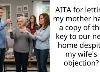 Redditor’s Wife Upset After He Gave A Copy Of The Key To Their New House To His Mom