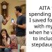 AITA for spending money I saved for a trip with my dad when he wanted to include his stepdaughter?