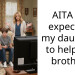 AITA for expecting my daughter to help her brother?