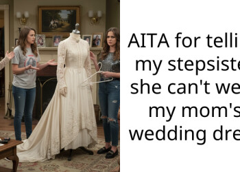 Teenager Refuses to Let Stepsister Wear Her Mom’s Wedding Dress, Locks Herself Up with It While Seeking Advice Online