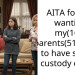AITA for not wanting my(16F) parents(51M&43F) to have shared custody of me?