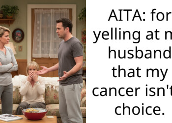 My husband keeps blaming my cancer for his bad meals and lost career so I finally snapped