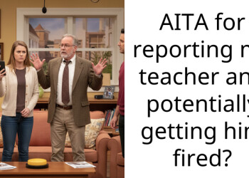 AITA for reporting my teacher and potentially getting him fired?
