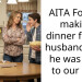 AITA For not making dinner for my husband after he was rude to our son?