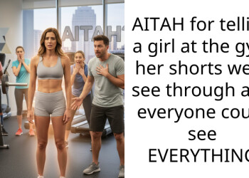 AITAH for telling a girl at the gym her shorts were see through and everyone could see EVERYTHING