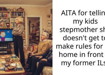 AITA for telling my kids stepmother she doesn’t get to make rules for my home in front of my former ILs?