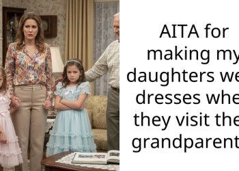 AITA for making my daughters wear dresses when they visit their grandparents?