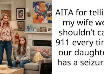AITA for telling my wife we shouldn’t call 911 every time our daughter has a seizure?