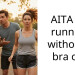 AITA for running without a bra on?