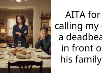 Redditor’s Ex-Husband Belittles Their Daughter In Front Of His Family, So She Calls Him A Deadbeat