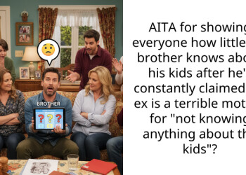 AITA for showing everyone how little my brother knows about his kids after he’s constantly claimed his ex is a terrible mother for “not knowing anything about the kids”?