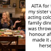 AITA for telling my sister why I’m acting cold during family dinner that was thrown in MY honour after she made it about herself?