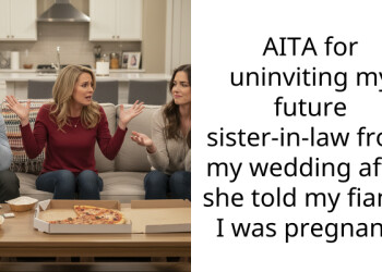 AITA for uninviting my future sister-in-law from my wedding after she told my fiancé I was pregnant?