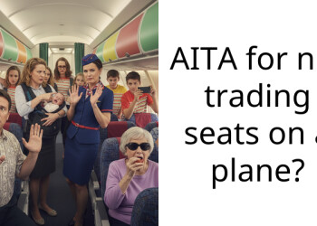 AITA for not trading seats on a plane?