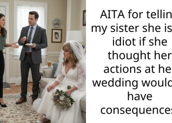AITA for telling my sister she is an idiot if she thought her actions at her wedding wouldn’t have consequences.
