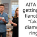 AITA for getting my fiancée a “fake” diamond ring?