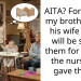 AITA? For telling my brother and his wife that I will be suing them for selling the nursery I gave them?
