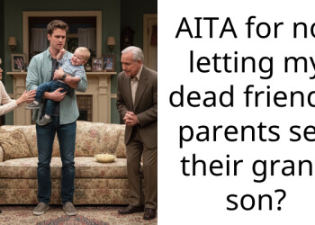 AITA for not letting my dead friends’ parents see their grand son?