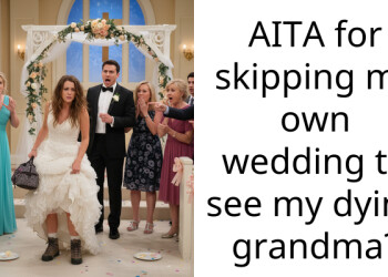 AITA for skipping my own wedding to see my dying grandma?