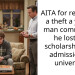 AITA for reporting a theft a young man committed, he lost his scholarship and admission to university