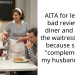 AITA for leaving a bad review on a diner and ruining the waitress’ life just because she was “complementing” my husband’s eyes?