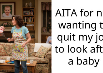AITA for not wanting to quit my job to look after a baby