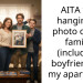 AITA for hanging a photo of my family (including boyfriend) in my apartment