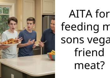 AITA for feeding my sons vegan friend meat?