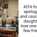 AITA for not apologizing and causing my daughter to lose one of her few friends?