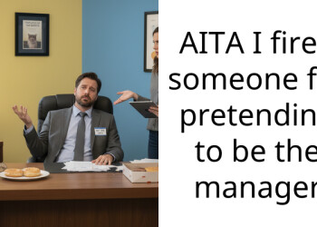 AITA I fired someone for pretending to be the manager