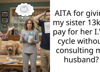 AITA for giving my sister 13k to pay for her I.V.F cycle without consulting my husband?