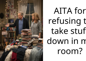AITA for refusing to take stuff down in my room?