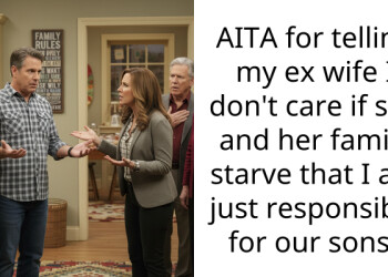 AITA for telling my ex wife I don’t care if she and her family starve that I am just responsible for our sons?