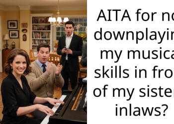 AITA for not downplaying my musical sk**ls in front of my sister’s inlaws?