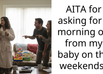 Redditor Doesn’t Want To Help His Exhausted Wife With Their Baby Because He Wants To Play Video Games In His Time Off