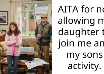 AITA for not allowing my daughter to join me and my sons activity.