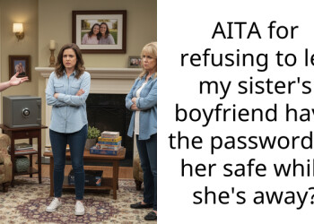 AITA for refusing to let my sister’s boyfriend have the pa*sword to her safe while she’s away?