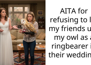 AITA for refusing to let my friends use my owl as a ringbearer in their wedding?