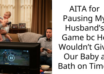 AITA for Pausing My Husband’s Game bc He Wouldn’t Give Our Baby a Bath on Time?