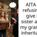 Gay Grandchild Demands Half of the $50K Her Brother Received After Her H**ophobic Grandpa Cut Her Off His Will