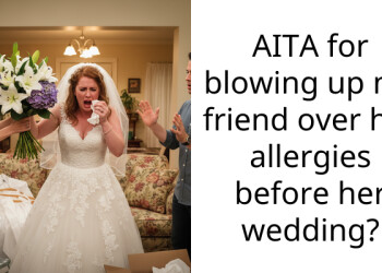 AITA for blowing up my friend over her allergies before her wedding?