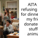 AITA for refusing to pay for dinner after my friend donated my stuffed animals?